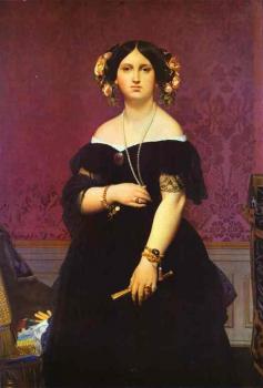 讓 奧古斯特 多米尼尅 安格爾 Madame Paul-Sigisbert Moitessier 讓 奧古斯特 多米尼尅 安格爾 Madame Paul-Sigisbert Moitessier